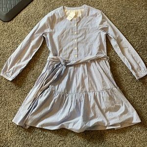 J crew striped dress